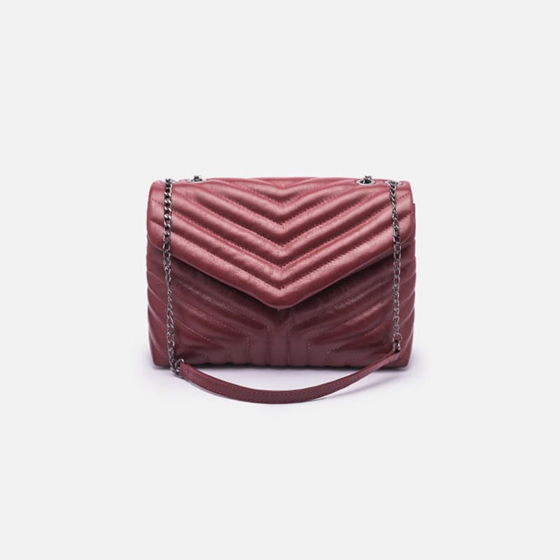 BOLSA TAMPA MATELASSE MARSALA
