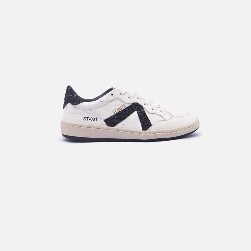 TENIS EM COURO BRANCO
