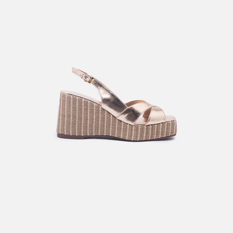 SANDALIA HELENA OURO LIGHT