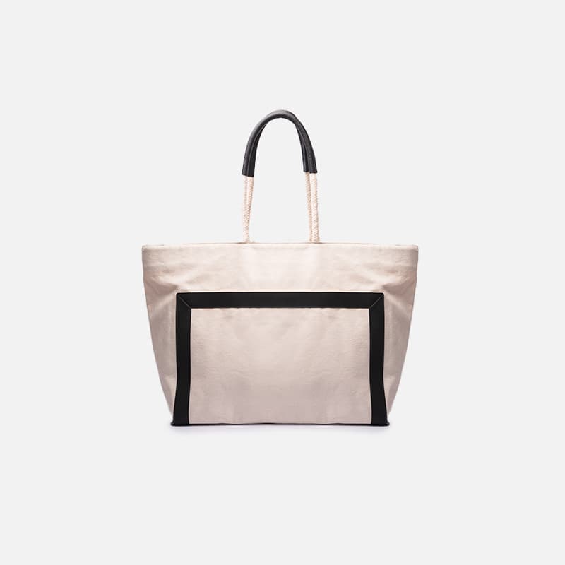 SHOPPING BAG OFF WHITE