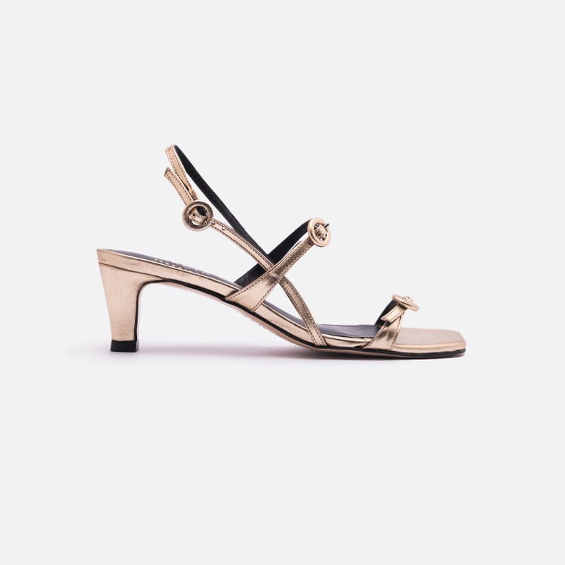 SANDALIA METAL OURO LIGHT
