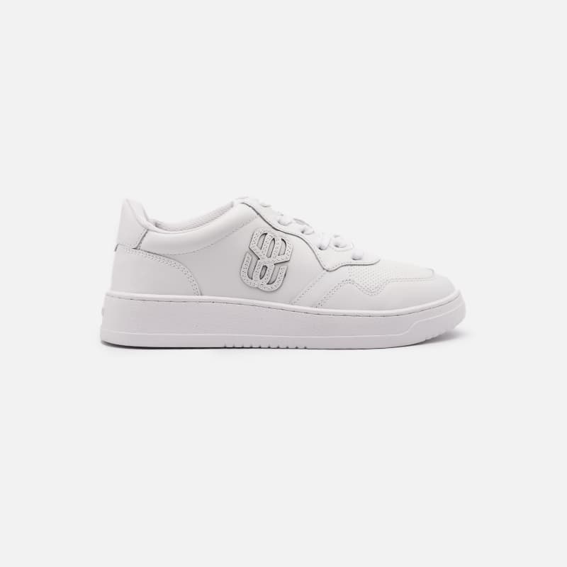 TENIS LOGOMANIA COURO BRANCO