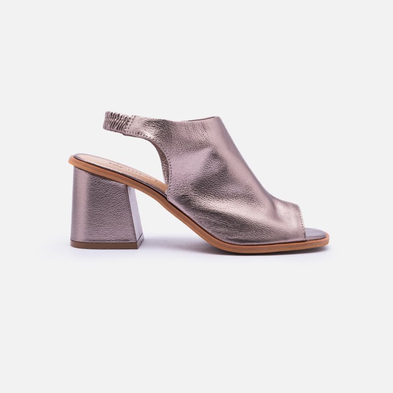ANKLE BOOT METALIZADA PRATA VELHA