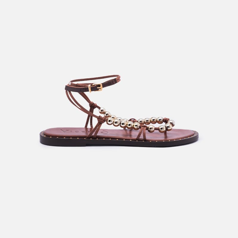 FLAT GRETA MARROM