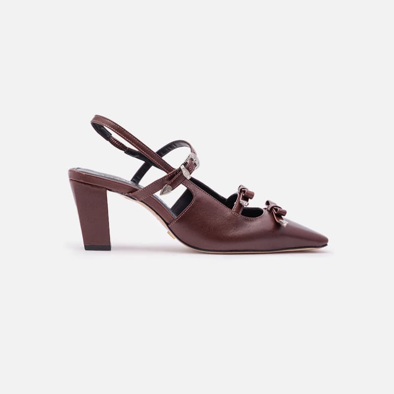 SLINGBACK HAUMEA MARROM