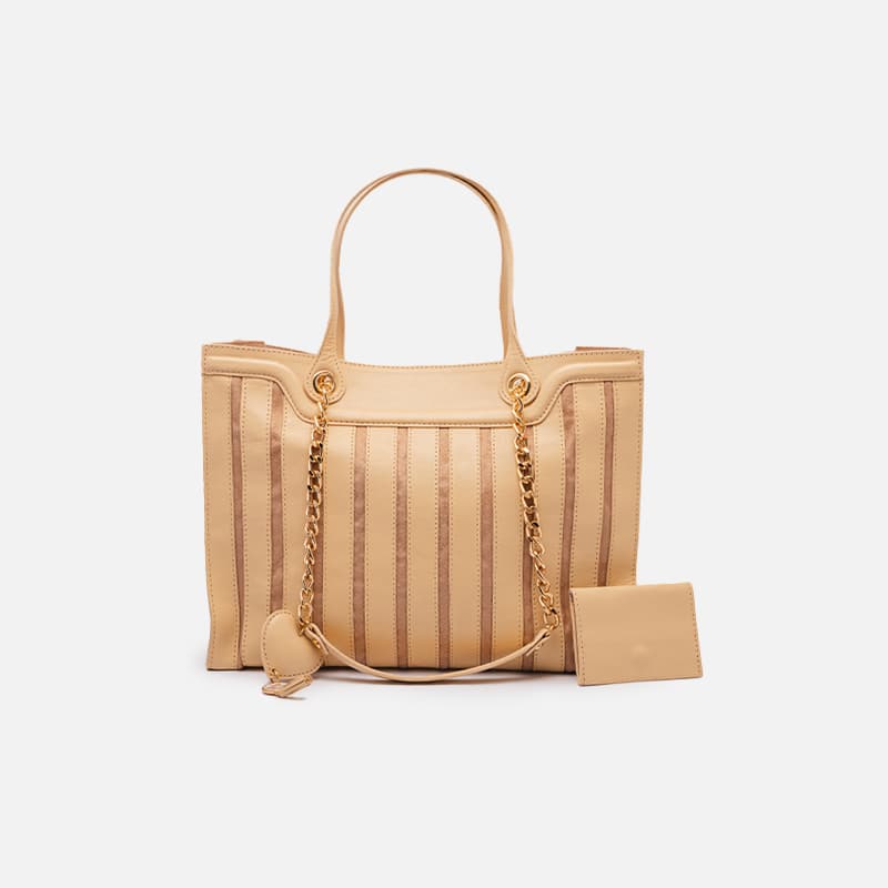 BOLSA SAFIRA MANTEIGA