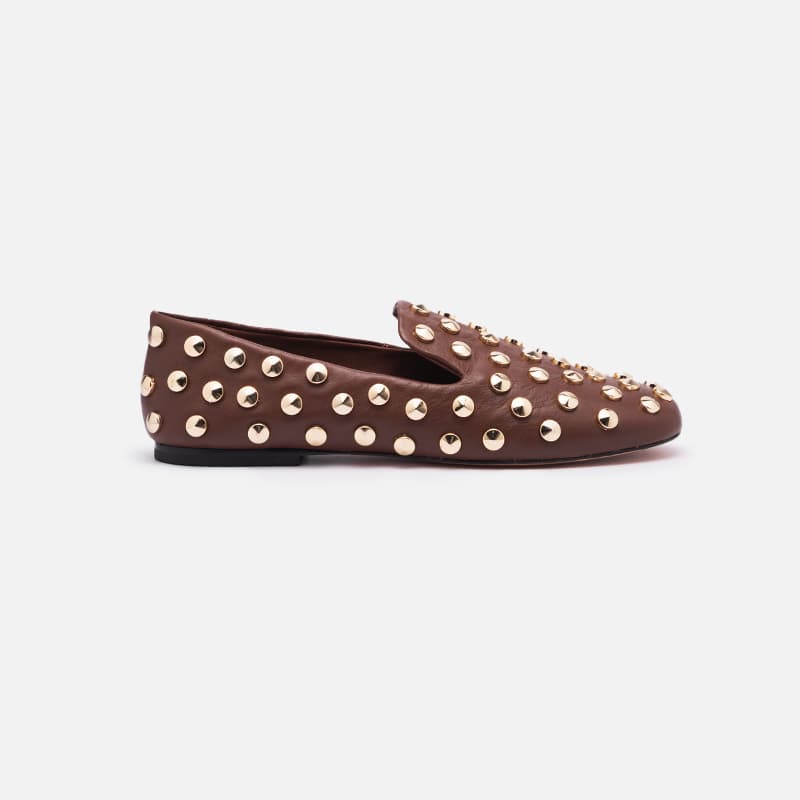 MOCASSIM SINTRA SPIKE MARROM