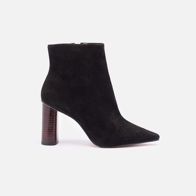 BOTA SALTO OVAL ALTO PRETO