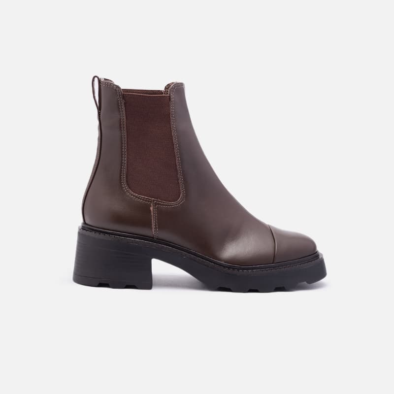 BOTA COTURNO CHELSEA TRATORADA MARROM