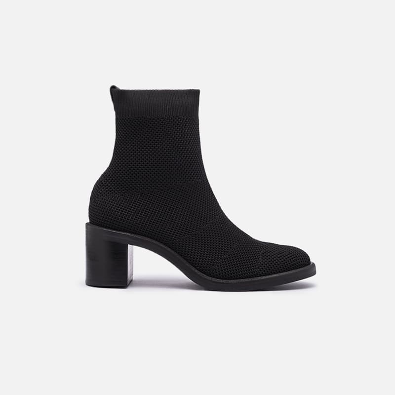 BOTA KNIT PRETO
