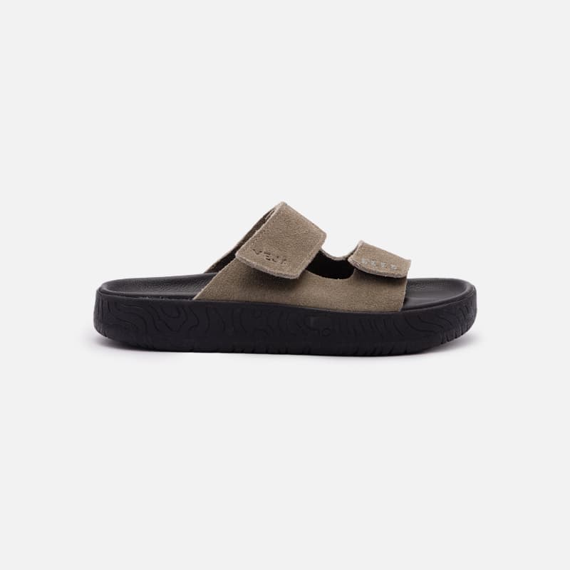 SANDALIA ETNA SUEDE SOFT KAKI BLACK