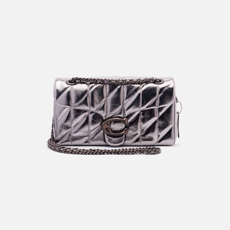 BOLSA TABBY SHOULDER PRATA