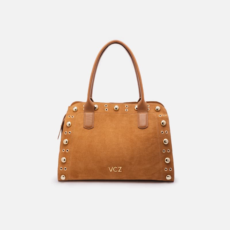 BOLSA SHOPPING OLÍVIA CARAMELO
