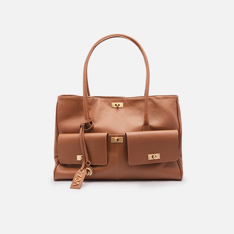 BOLSA TOTE BETHANY MARROM