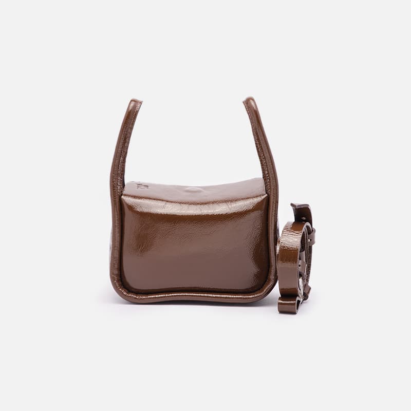 BOLSA MINI LYRATA MARROM