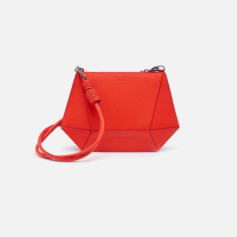 BOLSA TIRACOLO DIAMOND ESSENCE VERMELHO