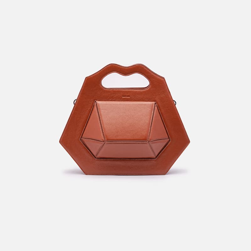 HANDBAG DIAMOND ESSENCE CARAMELO