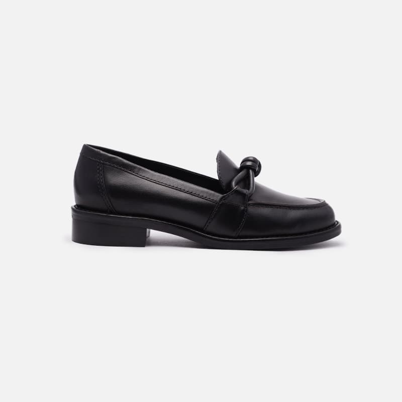 MOCASSIM KNOT DETAIL PRETO