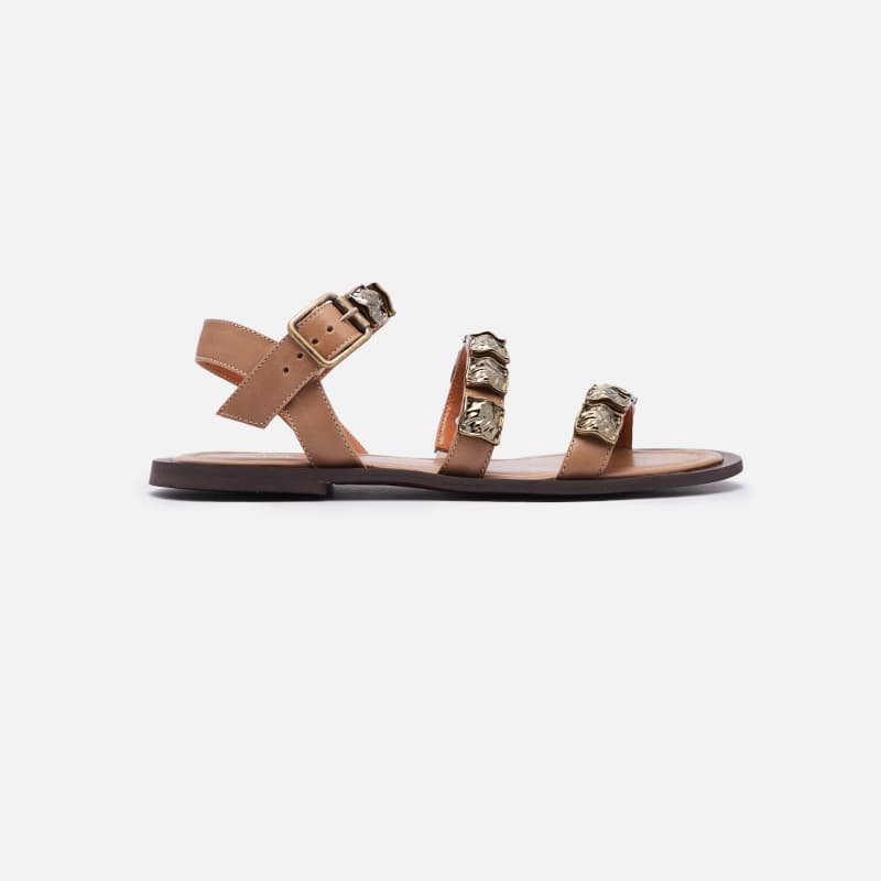 FLAT EM COURO FENDI
